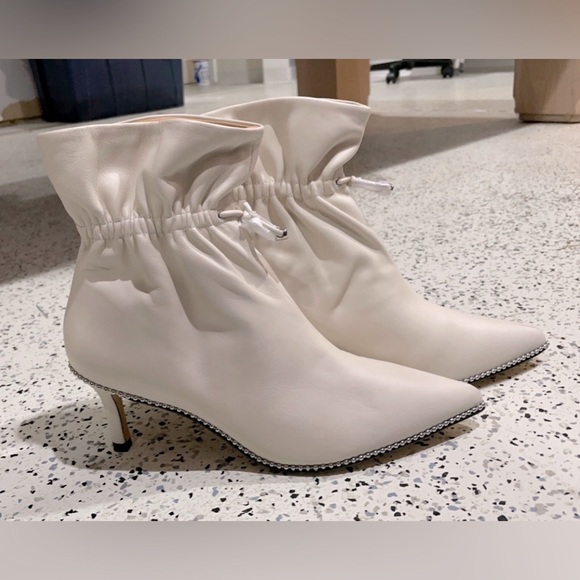 Coach Womens Wynie White Ankle Boots BRAND NEW NEVER WORN - Picture 4 of 6